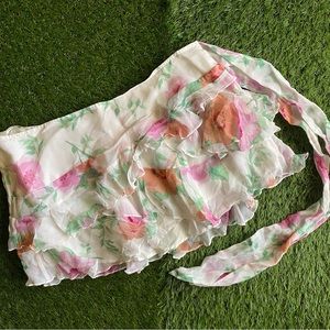 Abercrombie & Fitch floral mini skirt